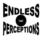 logo for endless perceptions surrounding an open window