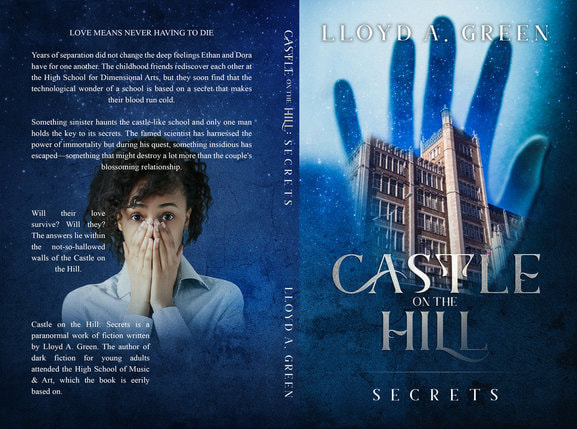 castle on the hill secrets book cover with teenager holding back scream