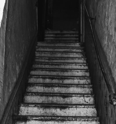 dark stairway