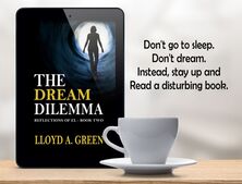 The Dream Dilemma book next to a coffee cup