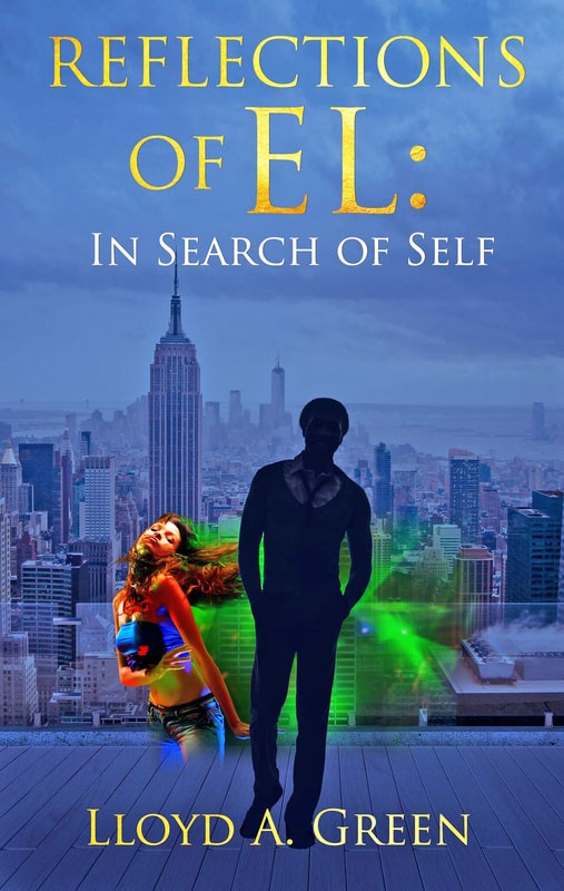 A silhouetted figure stands against a vibrant New York City skyline, alongside a woman in colorful attire, symbolizing a journey of self-discovery.